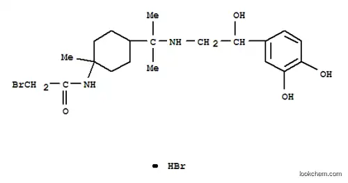 Molecular Structure of 99081-70-6 (bromoacetylaminomenthylnorepinephrine)