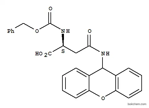 Molecular Structure of 327981-00-0 (Z-ASN(XAN)-OH)