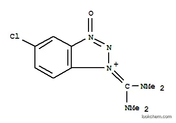 Molecular Structure of 330645-87-9 (5-Chloro-1-[bis(dimethylamino)methylene]-1H-benzotriazolium 3-oxide hexafluorophosphate)