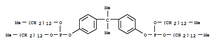 Phosphorousacid, (1-methylethylidene)di-4,1-phenylene tetratridecyl ester (9CI)