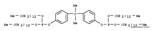 Molecular Structure of 3315-29-5 (Phosphorousacid, (1-methylethylidene)di-4,1-phenylene tetratridecyl ester (9CI))