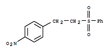 Molecular Structure of 340041-90-9 (Benzene,1-nitro-4-[2-(phenylsulfonyl)ethyl]-)