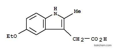 Molecular Structure of 34024-46-9 (2-(5-ethoxy-2-methyl-1H-indol-3-yl)acetic acid)
