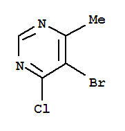 Molecular Structure of 3438-55-9 (Pyrimidine, 5-bromo-4-chloro-6-methyl-)