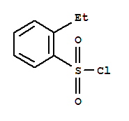 Molecular Structure of 34586-43-1 (Benzenesulfonylchloride, 2-ethyl-)