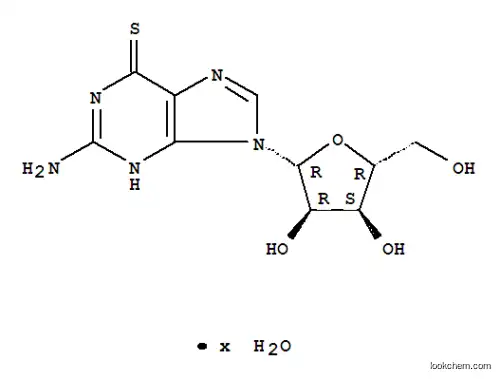 Molecular Structure of 345909-25-3 (THIOGUANOSINE HYDRATE)