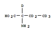 Butanoic-2,3,3,4,4,4-d6acid, 2-amino- (9CI)