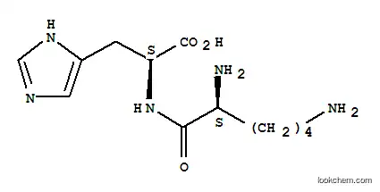 Molecular Structure of 35170-01-5 (L-Histidine,L-lysyl-)