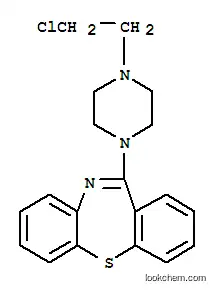 Molecular Structure of 352232-17-8 (11-[4-(2-CHLOROETHYL)-1-PIPERAZINYL-DIBENZO(B,F)-(1,4)-THIAZEPINE])