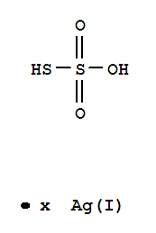 35566-31-5,silver(1+) hydrogen thiosulfate,