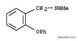Molecular Structure of 361394-74-3 (N-METHYL-N-(2-PHENOXYBENZYL)AMINE 97+%)