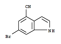 1H-Indole-4-carbonitrile,6-bromo-