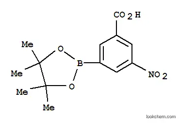 Molecular Structure of 377780-80-8 ((3-CARBOXY-5-NITROPHENYL)BORONIC ACID, PINACOL ESTER)