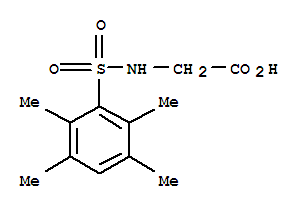 Molecular Structure of 379250-94-9 (Glycine,N-[(2,3,5,6-tetramethylphenyl)sulfonyl]-)