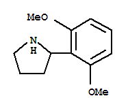 Molecular Structure of 383127-42-2 (Pyrrolidine,2-(2,6-dimethoxyphenyl)-)