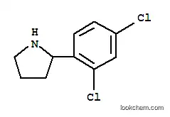 Molecular Structure of 383127-69-3 (2-(2,4-DICHLORO-PHENYL)-PYRROLIDINE)