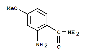 Molecular Structure of 38487-91-1 (Benzamide, 2-amino-4-methoxy-)