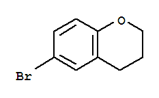 Molecular Structure of 3875-78-3 (2H-1-Benzopyran,6-bromo-3,4-dihydro-)