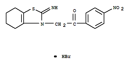 Ethanone,1-(4-nitrophenyl)-2-(4,5,6,7-tetrahydro-2-imino-3(2H)-benzothiazolyl)-,hydrobromide (1:1)