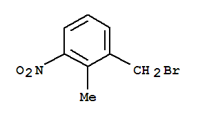 Molecular Structure of 39053-40-2 (Benzene,1-(bromomethyl)-2-methyl-3-nitro-)