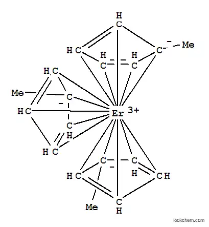 Molecular Structure of 39470-10-5 (TRIS(METHYLCYCLOPENTADIENYL)ERBIUM)
