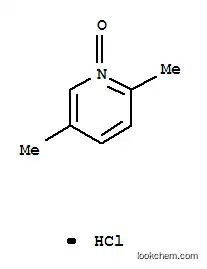 Molecular Structure of 39770-42-8 (Pyridine,2,5-dimethyl-, 1-oxide, hydrochloride (1:1))