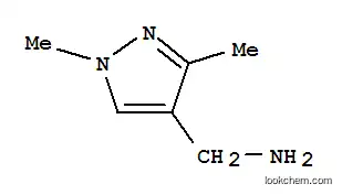Molecular Structure of 400756-28-7 (C-(1,3-DIMETHYL-1H-PYRAZOL-4-YL)-METHYLAMINE)
