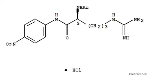 Molecular Structure of 40127-26-2 (AC-ARG-PNA HCL)