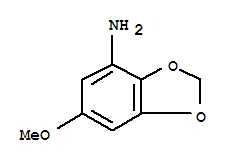 Molecular Structure of 401811-81-2 (1,3-Benzodioxol-4-amine,6-methoxy-)