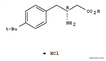 Molecular Structure of 401916-47-0 ((R)-3-AMINO-4-(4-TERT-BUTYL-PHENYL)-BUTYRIC ACID HCL)