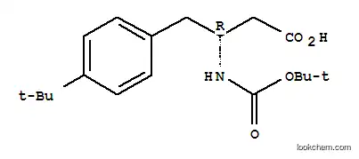 Molecular Structure of 401916-48-1 (BOC-(R)-3-AMINO-4-(4-TERT-BUTYL-PHENYL)-BUTYRIC ACID)
