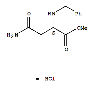 Molecular Structure of 402929-49-1 (L-Asparagine, N2-(phenylmethyl)-,methyl ester, monohydrochloride (9CI))