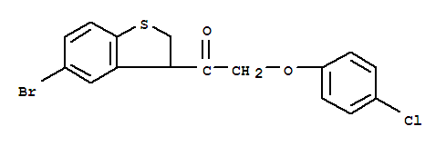 40645-23-6,1-(5-bromo-2,3-dihydro-1-benzothiophen-3-yl)-2-(4-chlorophenoxy)ethanone,NSC153362