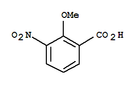 Molecular Structure of 40751-88-0 (Benzoicacid, 2-methoxy-3-nitro-)
