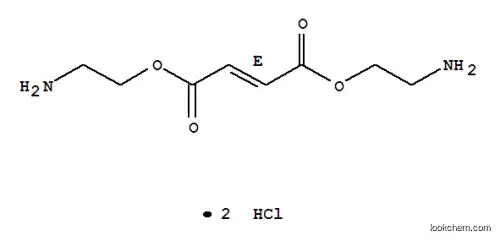 Molecular Structure of 4126-70-9 (Fumaricacid, bis(2-aminoethyl) ester dihydrochloride (7CI,8CI))
