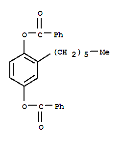 1,4-Benzenediol,2-hexyl-, 1,4-dibenzoate