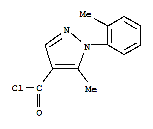 1H-Pyrazole-4-carbonylchloride, 5-methyl-1-(2-methylphenyl)-