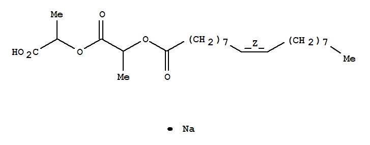 9-Octadecenoicacid (9Z)-, 2-(1-carboxyethoxy)-1-methyl-2-oxoethyl ester, sodium salt (1:1)