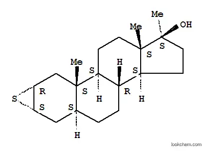 Molecular Structure of 4267-80-5 (Androstan-17-ol, 2,3-epithio-17-methyl-, (2a,3a,5a,17b)-)