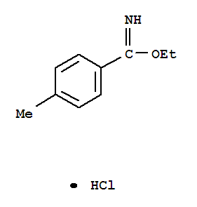 Molecular Structure of 43002-64-8 (Benzenecarboximidicacid, 4-methyl-, ethyl ester, hydrochloride (1:1))