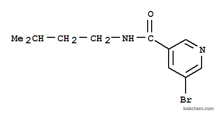 Molecular Structure of 433969-36-9 (3-Pyridinecarboxamide,5-bromo-N-(3-methylbutyl)-)
