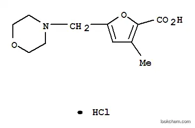 Molecular Structure of 435342-23-7 (3-METHYL-5-MORPHOLIN-4-YLMETHYL-FURAN-2-CARBOXYLIC ACID)