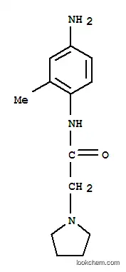 Molecular Structure of 436090-52-7 (N-(4-AMINO-2-METHYL-PHENYL)-2-PYRROLIDIN-1-YL-ACETAMIDE)