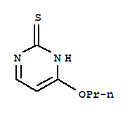 Molecular Structure of 438219-92-2 (2(1H)-Pyrimidinethione, 4-propoxy-)