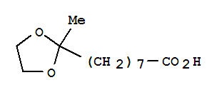 1,3-Dioxolane-2-octanoicacid, 2-methyl-