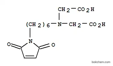 Molecular Structure of 445390-53-4 (N-(carboxymethyl)-N-[6-(2,5-dihydro-2,5-dioxo-1H-pyrrol-1-yl)hexyl]- Glycine)