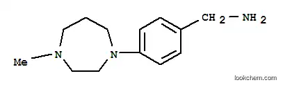 Molecular Structure of 448934-01-8 (4-(4-METHYL-1,4-DIAZEPAN-1-YL)BENZYLAMINE 97)