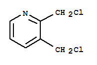 Molecular Structure of 45754-12-9 (Pyridine,2,3-bis(chloromethyl)-)
