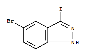 Molecular Structure of 459133-66-5 (1H-Indazole,5-bromo-3-iodo-)
