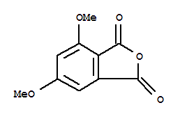 Molecular Structure of 4670-17-1 (1,3-Isobenzofurandione,4,6-dimethoxy-)